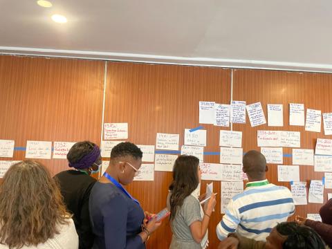 ESCR-Net members built a timeline of debt to outline the unfair and onerous debts historically imposed on African countries